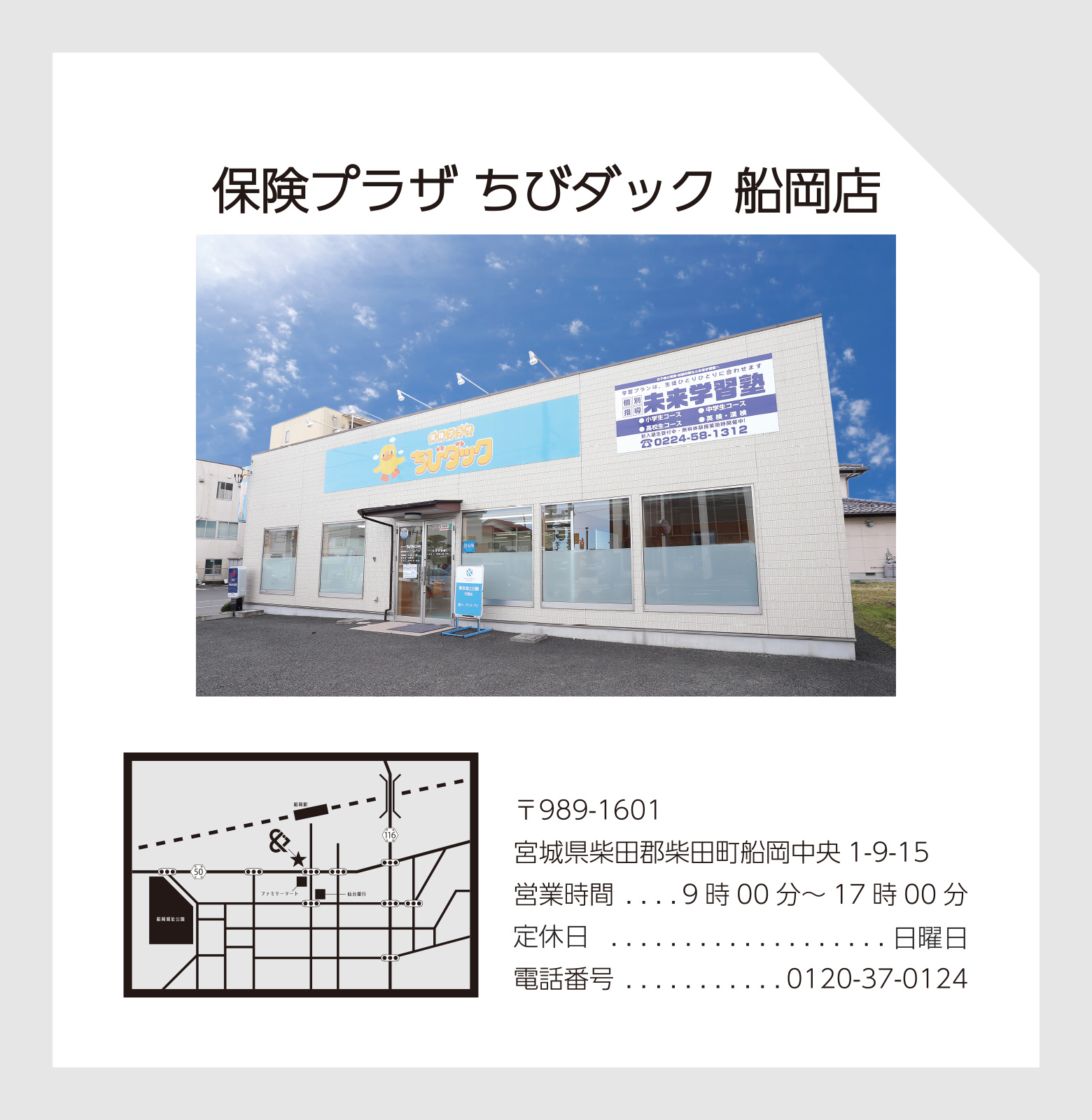 保険プラザ ちびダック 船岡店